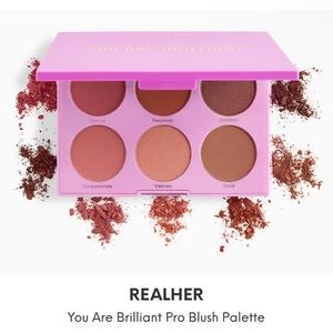 🌸 REALHER You Are Brilliant Pro Blush Palette